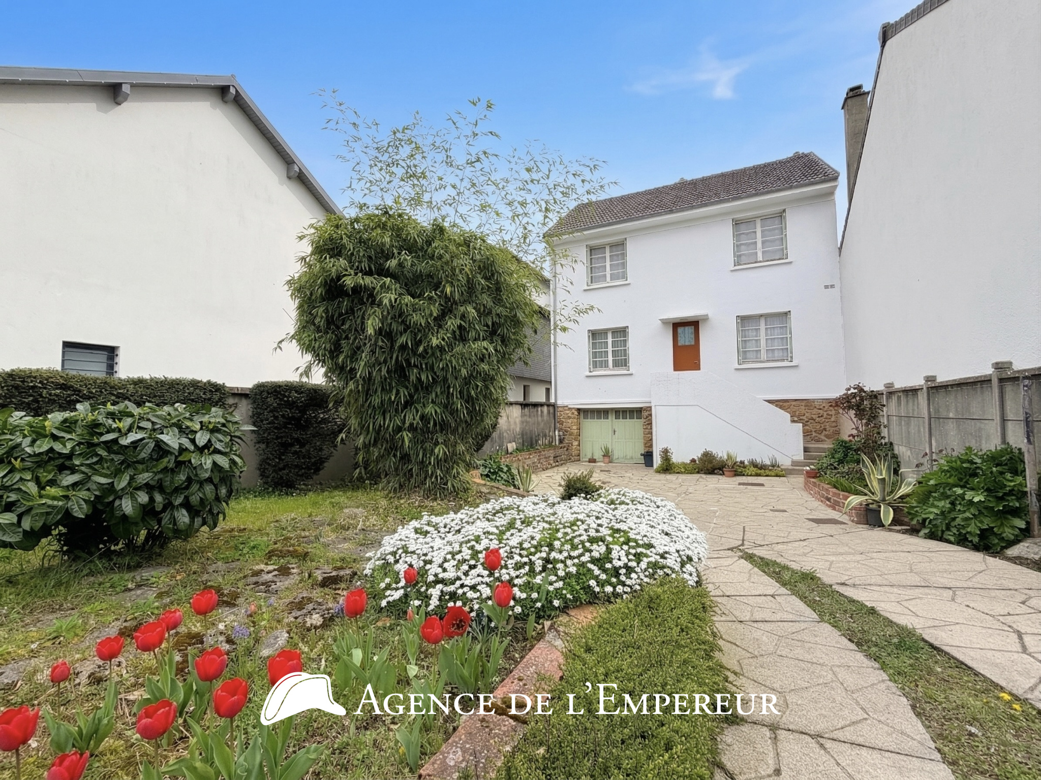 3 chambres - Maison de 91 m2 habitables sur sous-sol total (46 m2) - Parcelle 495 m2