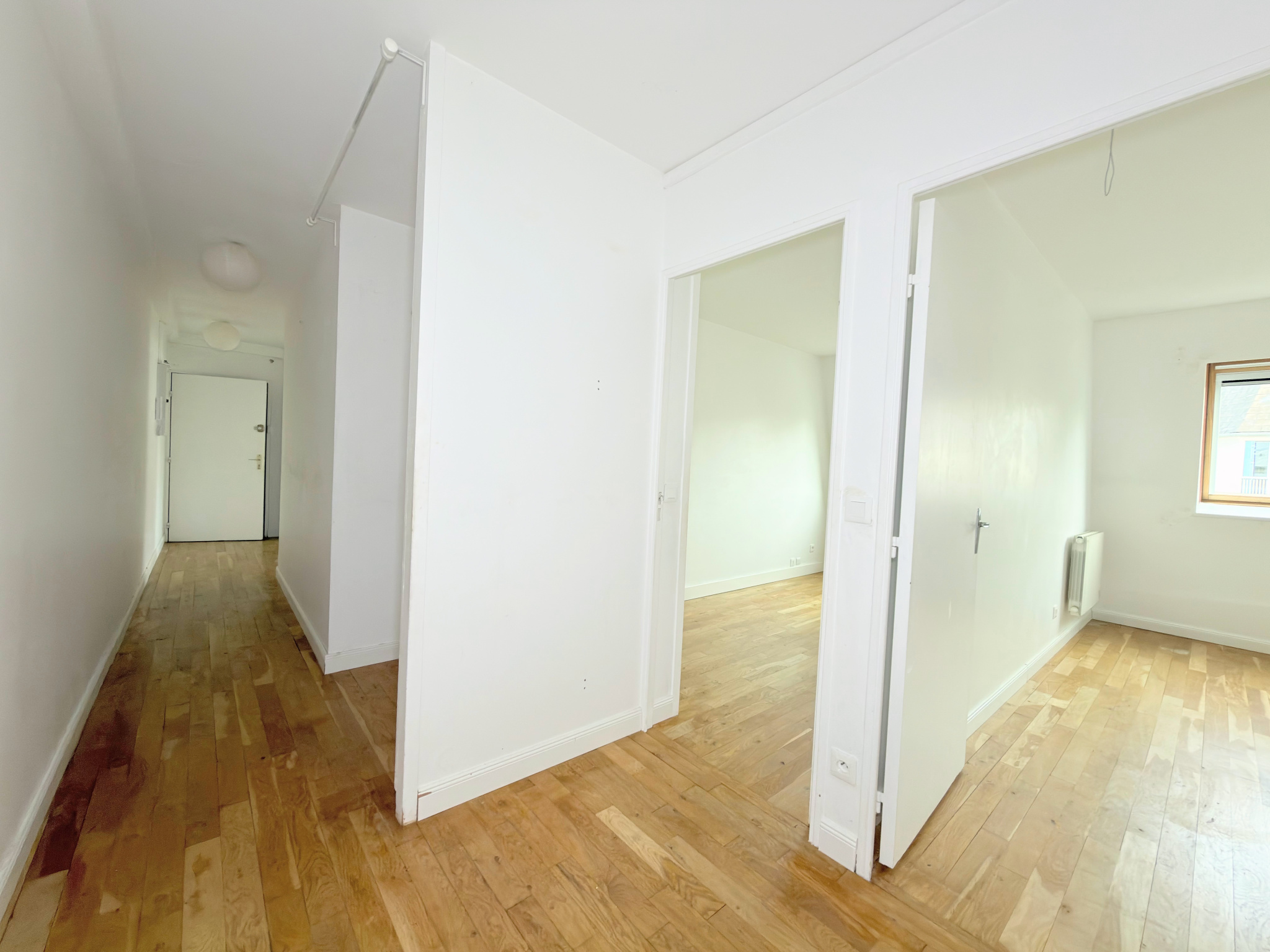 3 pièces avec parking, dernier étage, cœur de ville   DPE C