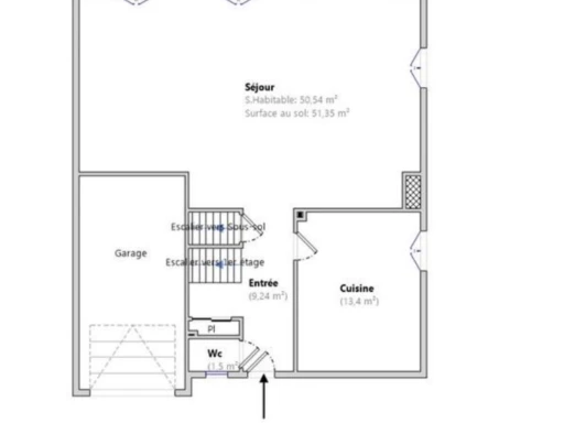 Maison Buzenval   DPE C, 4 chambres, jardin, garage et sous-sol